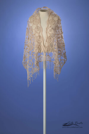Sand Dune Lace Net Scarf