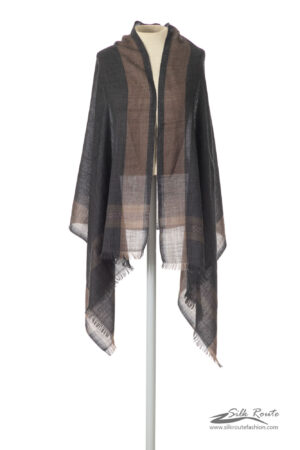 Brown and Gray Scarf