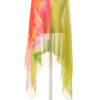 Lime Green and Pink Scarf