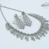 Swarovski necklace with chandelier earrings