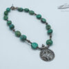 Handcrafted Green Malachite Oxidized Silver Necklace